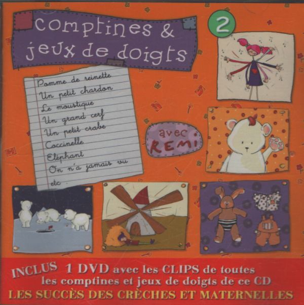 Rémi - Comptines et jeux de doigts - Rémi - CD