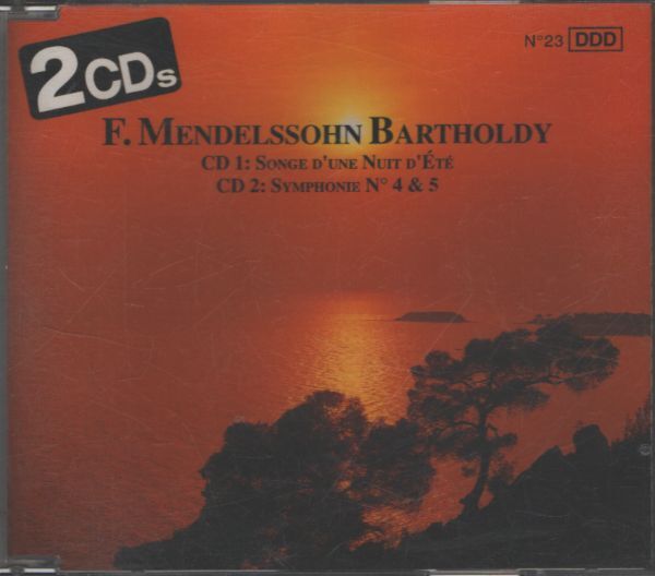 F. Mendelssohn Bartholdy - Songe d'une nuit d'été / Symphonie n°4 & n°5 (2 CD) - Mendelssohn Bartholdy - CD