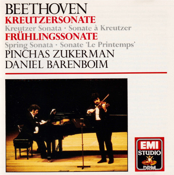 Beethoven - Pinchas zukerman daniel barenboim - Kreutzer sonate, frühlingssonate - Beethoven - CD