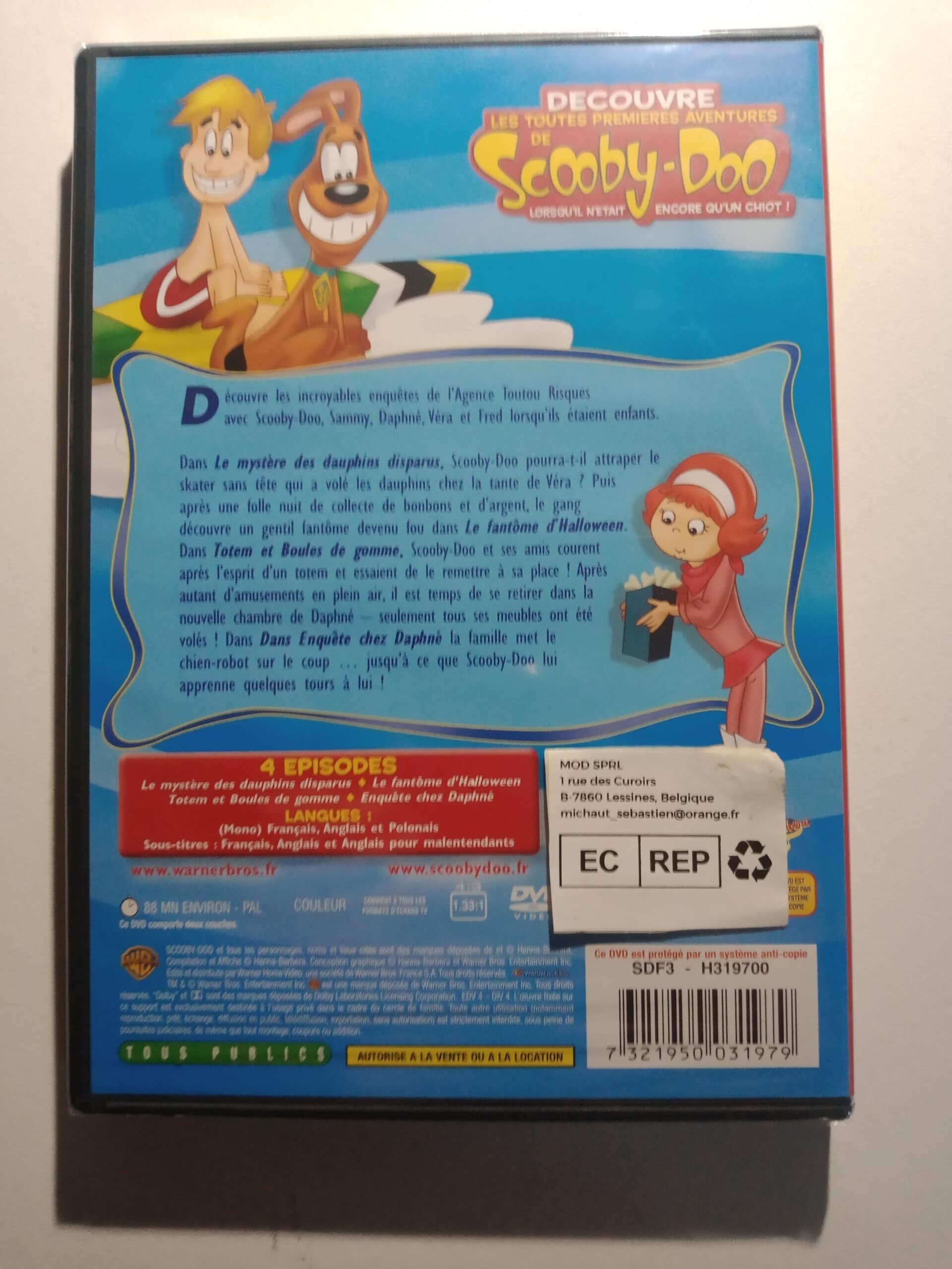 Scooby-Doo - Agence toutou risques - Volume 3 - Totem et Boules de gomme - Arthur Davis, Oscar Dufau, Bob Goe, Don Lusk, Paul Sommer - DVD