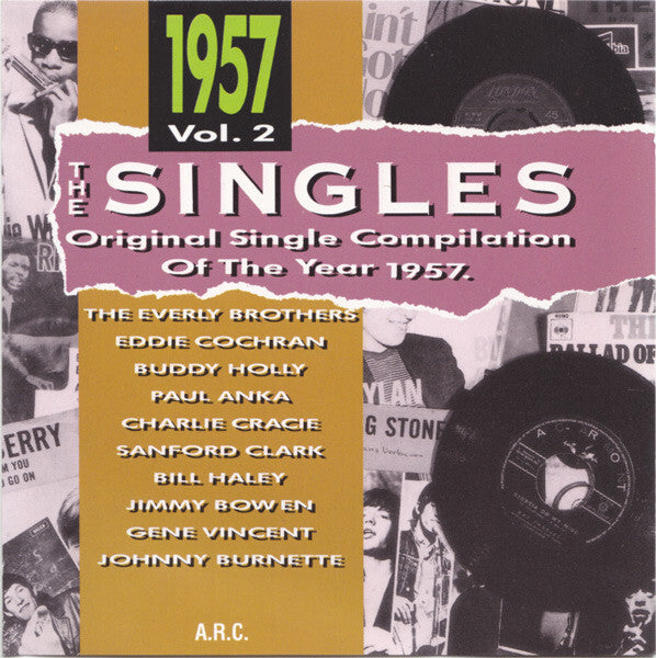 The singles - Original single compilation of the year 1957 vol. 2 - Collectif - CD