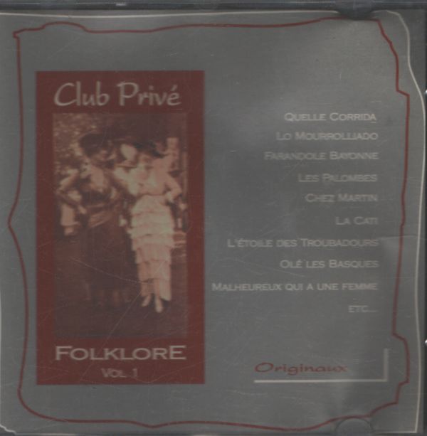 Folklore Vol 1 - Collectif - CD
