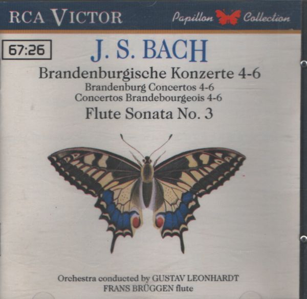 J.S. Bach - Brandenburgische Konzerte 4-6 - J.S. Bach - CD