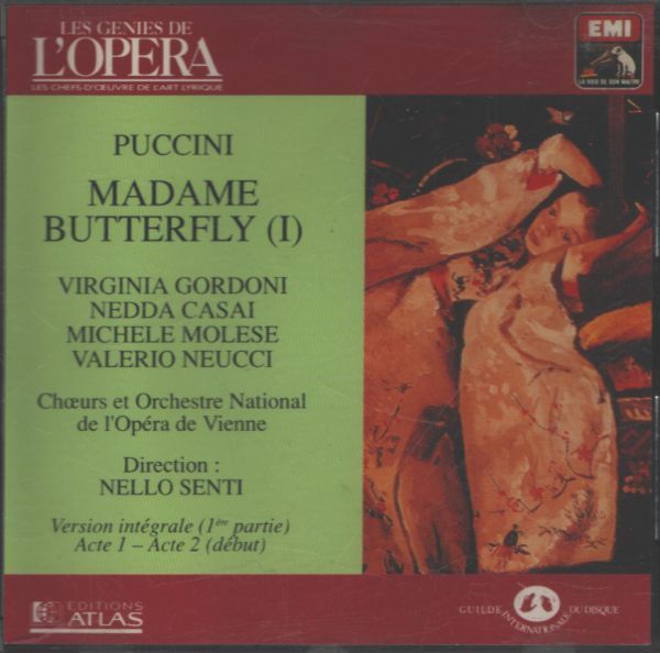 Les génies de l'opéra v 13 : Puccini - Madame Butterfly (I) - Puccini - CD
