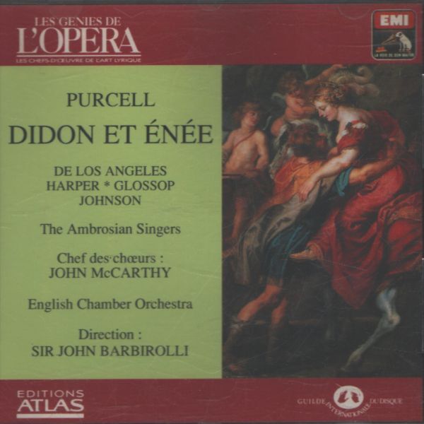Les génies de l'opéra I 3 : Purcell - Didon et Enée - Purcell - CD