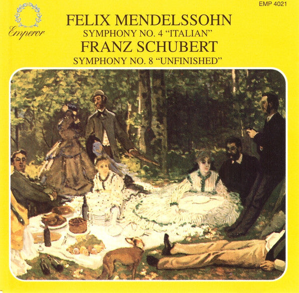 Felix Mendelssohn, Franz Schubert- Italian, unfinished - Franz Schubert, Felix Mendelssohn - CD