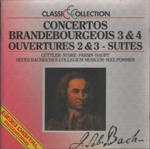 Classic collection vol 1 : Bach - Concertos Brandebourgeois 3 & 4 / Ouvertures 2 & 3 / Suites - Bach - CD