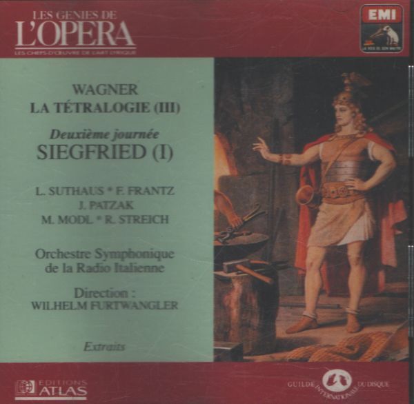 Les génies de l'opéra IV 12 : Wagner - Siegfried (I) - Wagner - CD