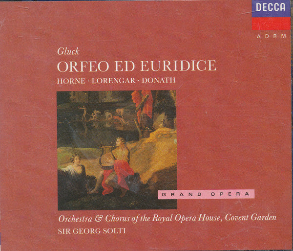 Gluck - Horne, Lorengar, Donath, orchestra & chorus of the royal opera house, covent garden, sir georg solti - Orfeo ed euridice (2 Cd) - Gluck - CD