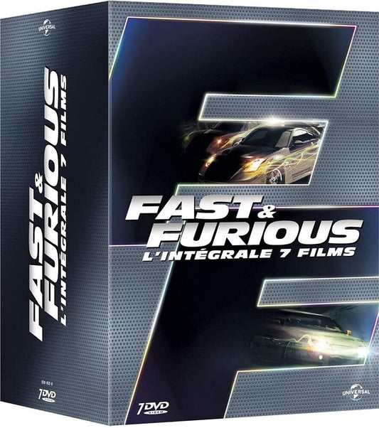 Fast and Furious - L'intégrale 7 films - Justin Lin, Rob Cohen, John Singleton, James Wan - DVD