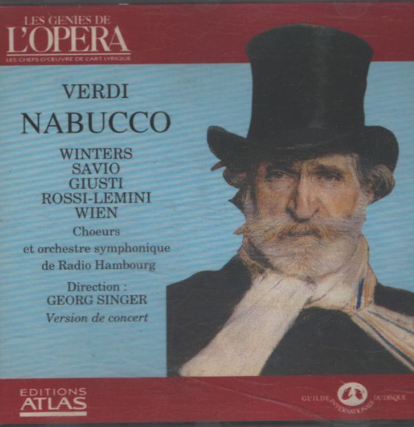 Les génies de l'opéra III 1 : Verdi - Nabucco - Verdi - CD