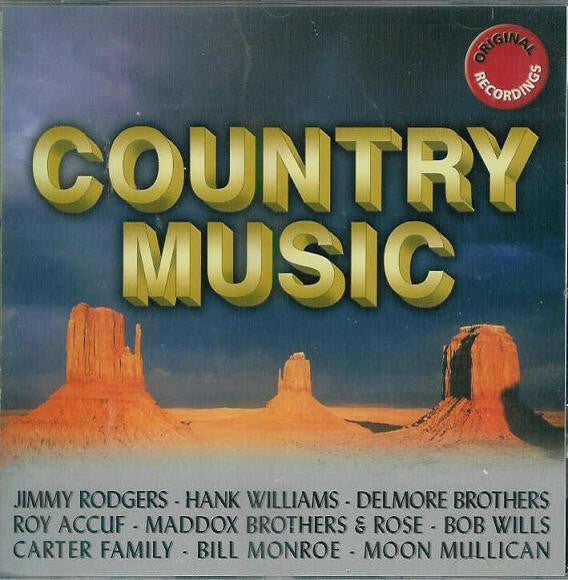 Country Music - Original recordings - Collectif - CD