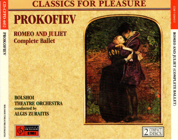 Prokofiev - Romeo and juliet (2 CD) - Prokofiev, Algis Zuraitis, Bolshoi Theatre Orchestra - CD