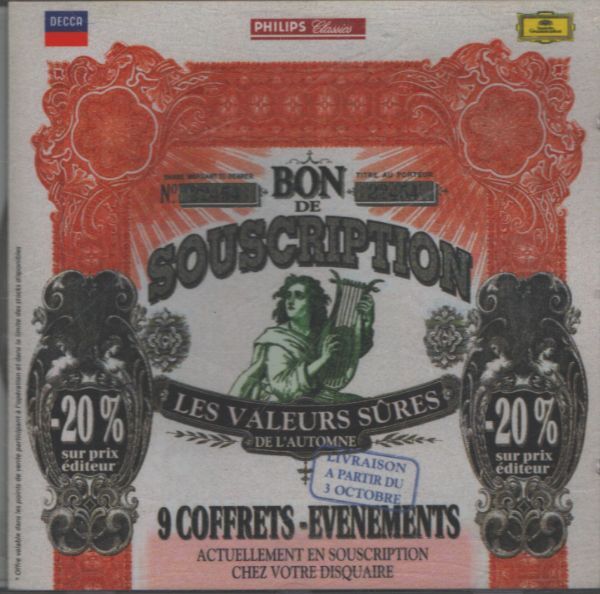 Souscription 1995 Philipps - Collectif - CD
