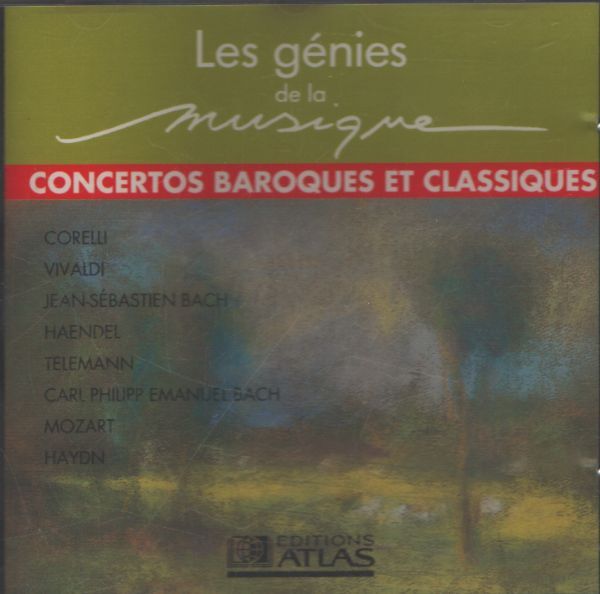 Les génies de la musique vol 27 : Concertos baroques et classiques - Collectif - CD