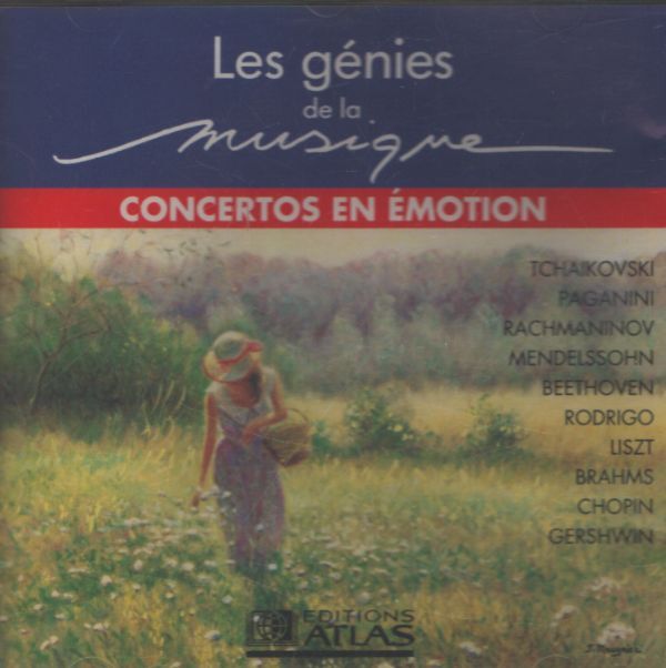 Les génies de la musique vol 1 : Concertos en émotion - Collectif - CD