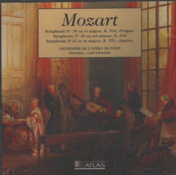 Mozart - Symphonies n°38, 40 et 41 - Mozart - CD