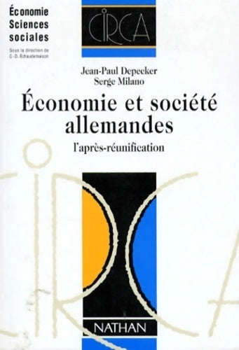Livrenpoche : Economie et société allemandes - Serge Milano, Jean-Paul Depecker - Livre