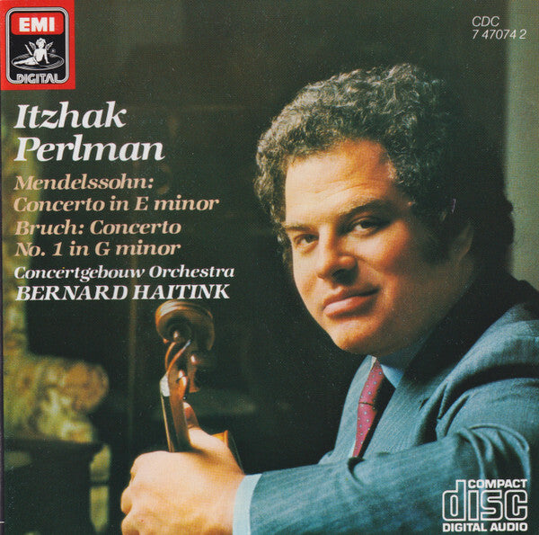 Itzhak Perlman, Mendelssohn*, Bruch*, Concertgebouw Orchestra*, Bernard Haitink -  Concerto In E Minor / Concerto No. 1 In G Minor - Mendelssohn, Itzhak Perlman, Bruch, Bernard Haitink, Concertgebouw Orchestra - CD