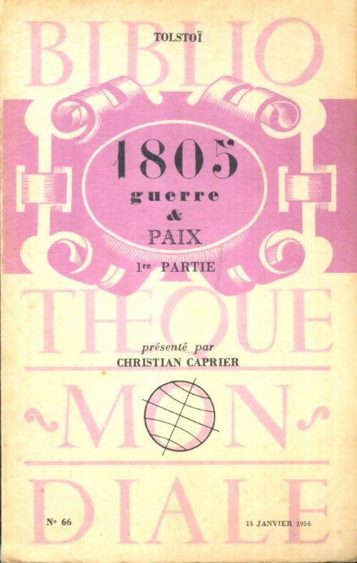 Livrenpoche : 1805 (Guerre et paix) Tome I - Comte Léon L. Tolstoï - Livre