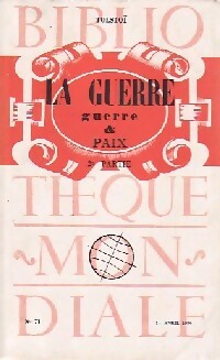 Livrenpoche : La Guerre (Guerre et paix) Tome II - Comte Léon L. Tolstoï - Livre