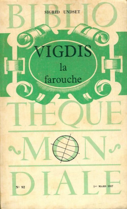 Livrenpoche : Vigdis la farouche - Sigrid Undset - Livre