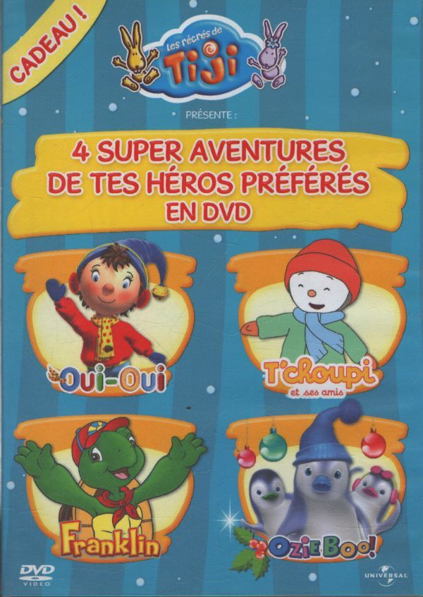 Les récrés de Tiji présente : 4 aventures de tes héros préférés en dvd - XXX - DVD