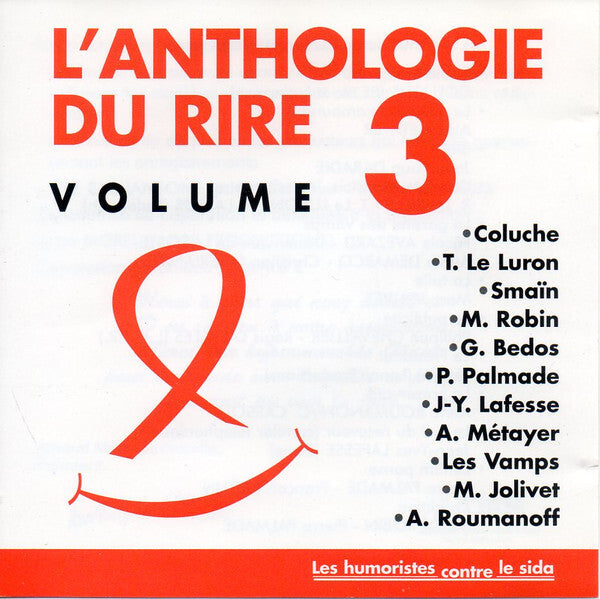Collectif - L'Anthologie Du Rire Volume 3 - Collectif - CD