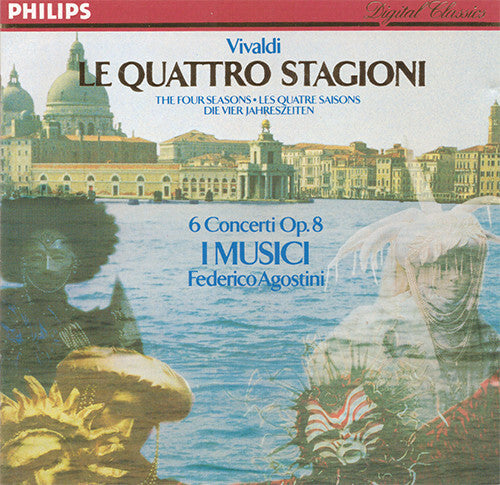 Vivaldi*, I Musici, Federico Agostini - Le Quattro Stagioni - 6 Concerti Op. 8 - Vivaldi, I Musici, Federico Agostini - CD
