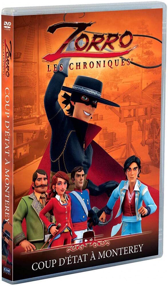 Zorro, les chroniques - Vol. 5 : Coup d'état à Monterey - Olivier Lelardoux - DVD