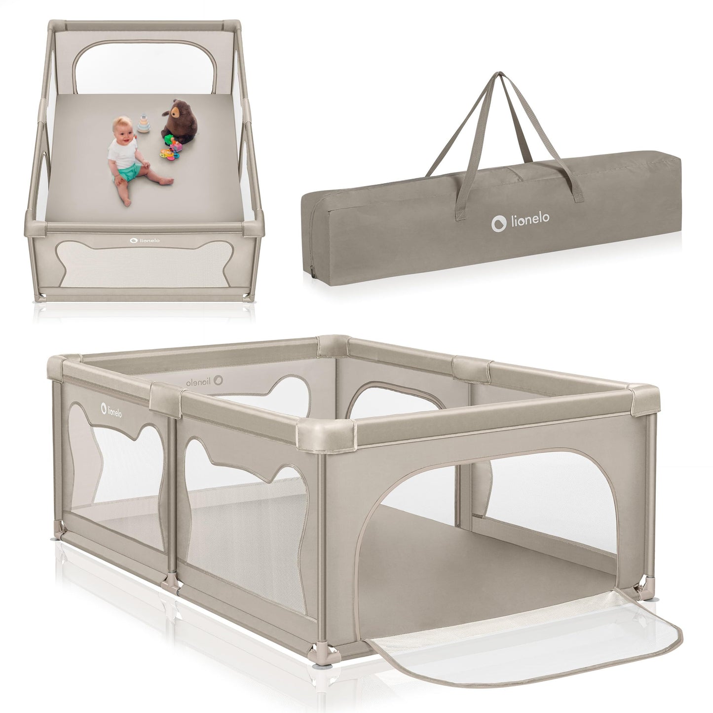 Parc pliant Lionelo Willow de 0 à 48 mois 120x180x68 cm -  - Divers