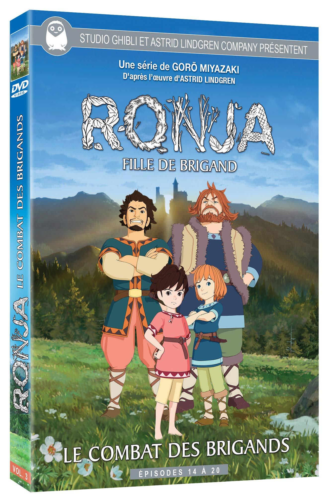 Ronja, fille de brigand - Vol. 3 - Le Combat des brigands - Épisodes 14 à 20 - Goro Miyazaki, Kazuma Shimizu, Kei Takao, Akio Kazumi - DVD