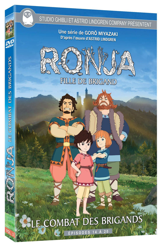 Ronja, fille de brigand - Vol. 3 - Le Combat des brigands - Épisodes 14 à 20 - Goro Miyazaki, Kazuma Shimizu, Kei Takao, Akio Kazumi - DVD