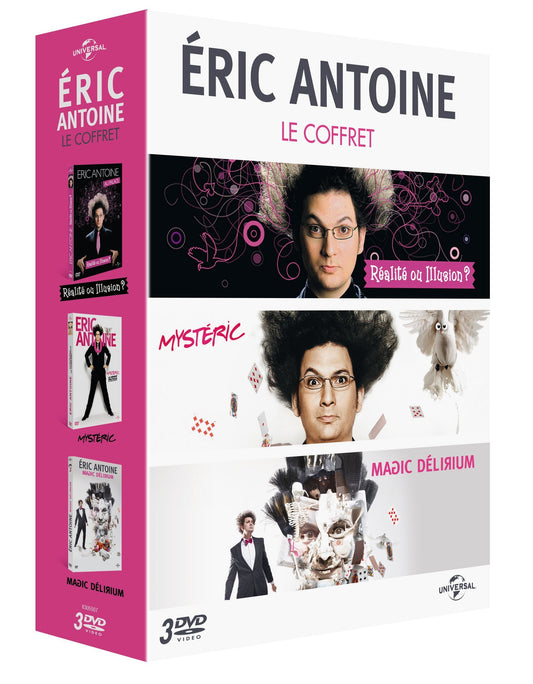 Éric Antoine, le coffret : Magic Déirium + Mystéric + Réalité ou illusion ? - Emmanuel Carriau, Manu Carriau - DVD