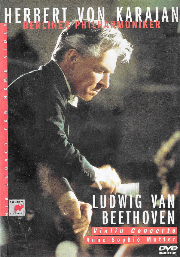 Beethoven* / Karajan*, A.-S. Mutter*, Berliner Philharmoniker - Violin Concerto - Beethoven, Berliner Philharmoniker, Karajan, A.-S. Mutter - DVD