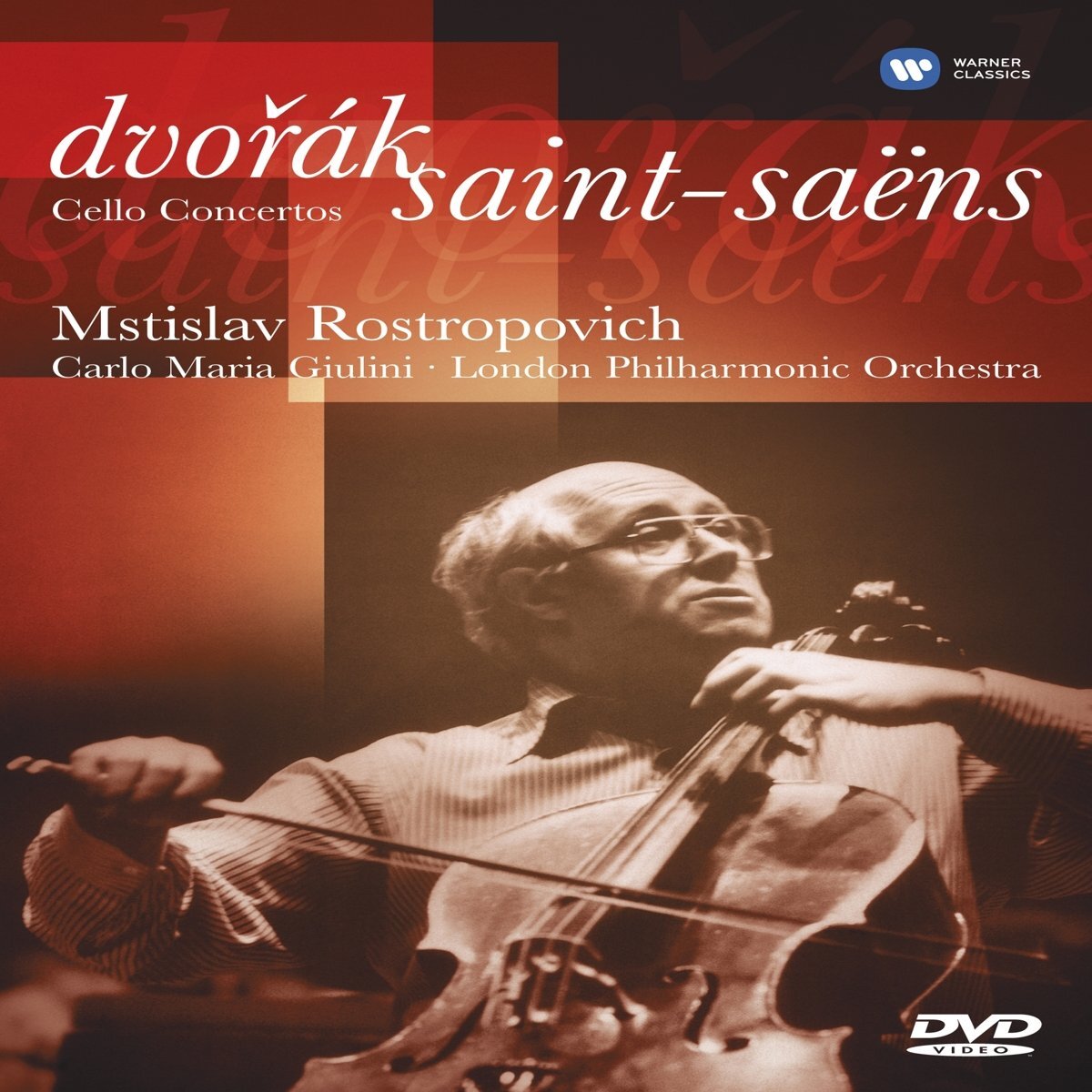 Dvorak - Saint-Saëns : Concertos pour violoncelle / Rostropovitch, Giulini - XXX - DVD