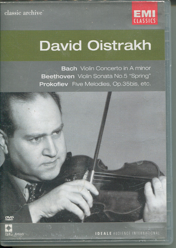 David Oistrakh*, Bach* / Beethoven* / Prokofiev* - David Oistrakh - Bach, Beethoven, David Oistrakh, Prokofiev - DVD