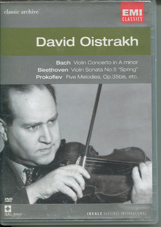 David Oistrakh*, Bach* / Beethoven* / Prokofiev* - David Oistrakh - Bach, Beethoven, David Oistrakh, Prokofiev - DVD