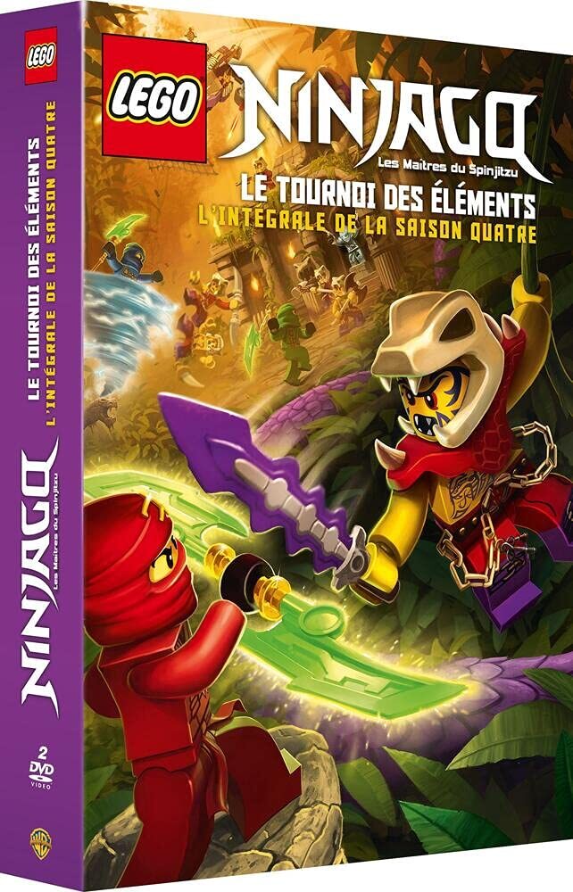 LEGO Ninjago, Les maîtres du Spinjitzu - Saison 4 - Le tournoi des éléments - Martin Skov, Trylle Vilstrup, Justin Joseph Murphy, Michael Helmuth Hansen, Peter Hausner, Thomas Østergaard Poulsen - DVD