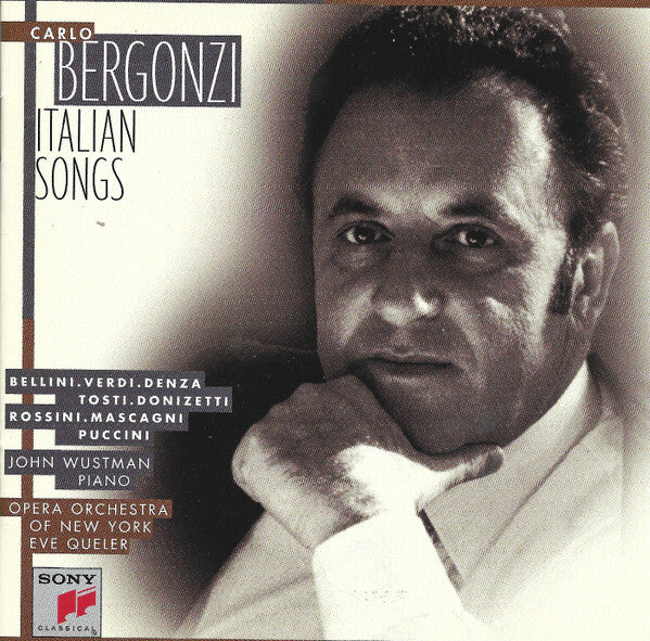 Carlo Bergonzi - Italian Songs - Carlo Bergonzi - CD