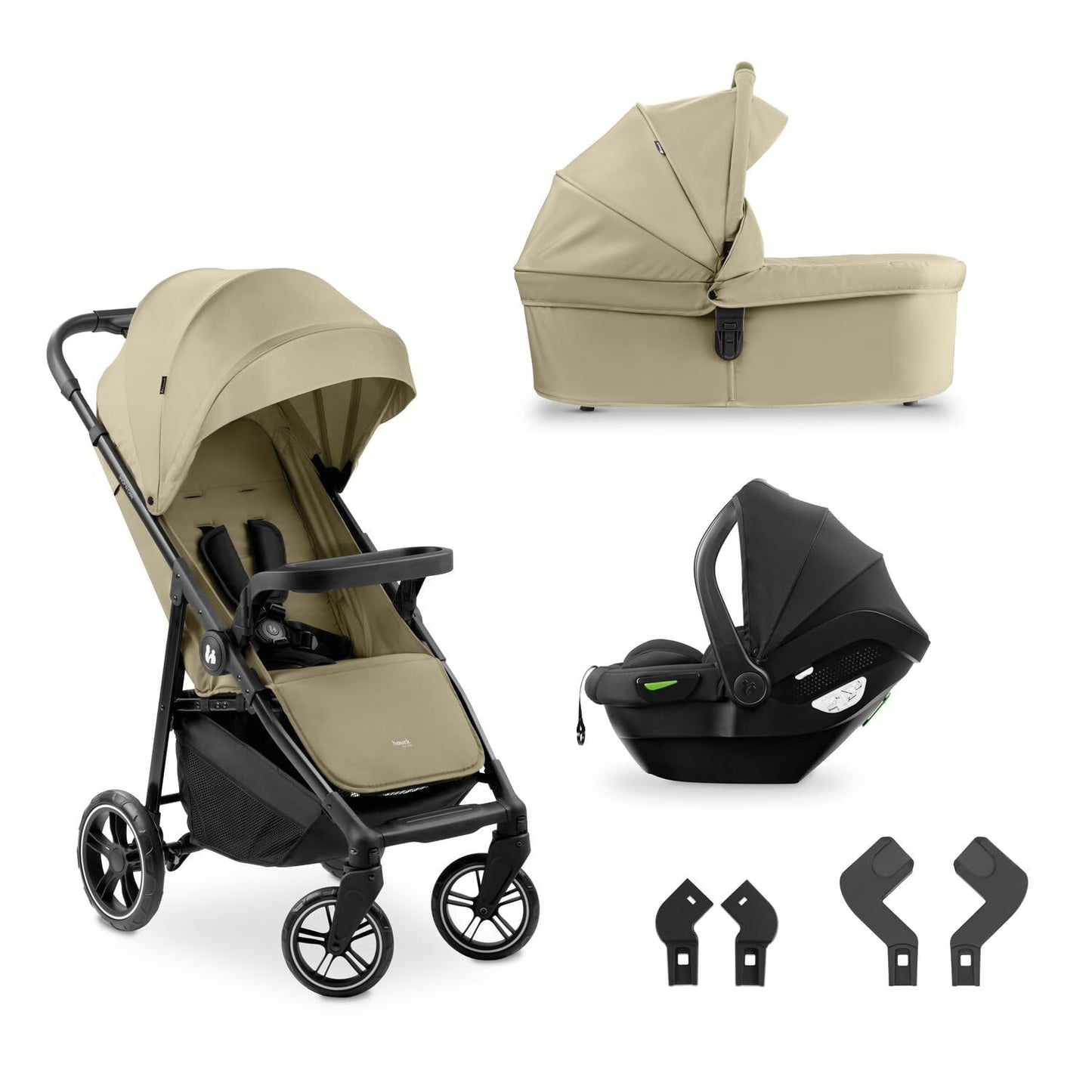 Hauck Poussette 3 En 1 Shop N Care Trio Set -Olive -  - Divers