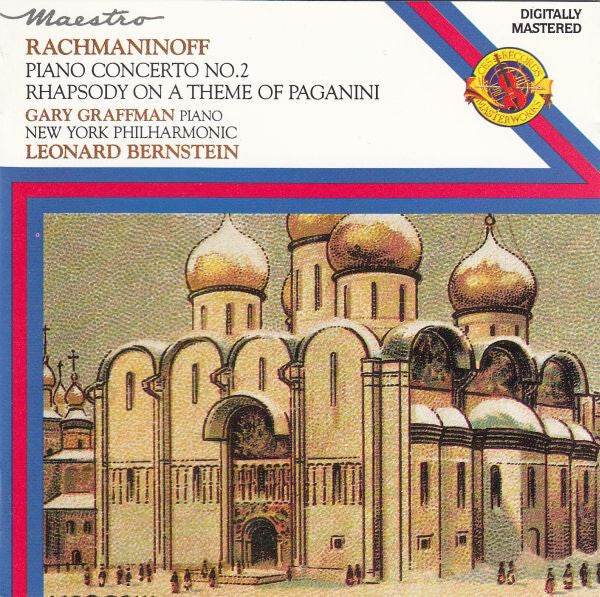 Rachmaninoff* : Gary Graffman, New York Philharmonic, Leonard Bernstein - Piano Concerto No. 2 / Rhapsody On A Theme Of Paganini - Leonard Bernstein, New York Philharmonic, Rachmaninoff : Gary Graffman - CD