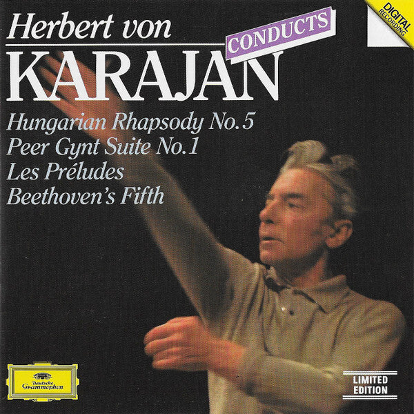 Herbert von Karajan - Herbert von Karajan Conducts Hungarian Rhapsody, Peer Gynt, Les Préludes, Beethoven's Fifth - Herbert Von Karajan - CD