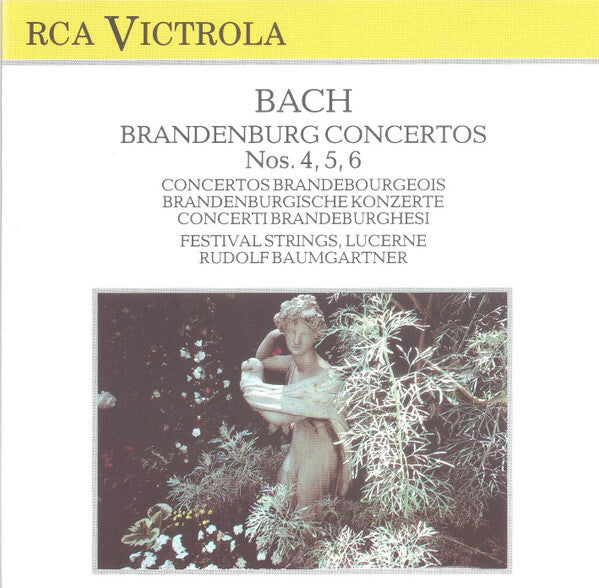 Bach*, Festival Strings Lucerne, Rudolf Baumgartner - Brandenburg Concertos 4,5,6 - Bach, Rudolf Baumgartner, Festival Strings Lucerne - CD