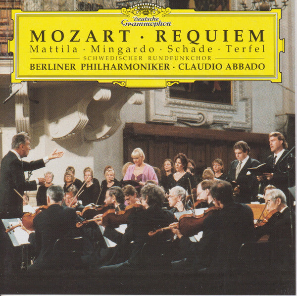 Mozart* - Mattila* ? Mingardo* ? Schade* ? Terfel* ? Schwedischer Rundfunkchor* ? Berliner Philharmoniker ? Claudio Abbado - Requiem - Mozart - CD