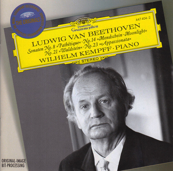 Ludwig van Beethoven - Wilhelm Kempff - Sonaten No. 8 »Pathétique« · No. 14 »Mondschein · Moonlight« · No. 21 »Waldstein« · No. 23 »Appassionata« - Ludwig van Beethoven - CD