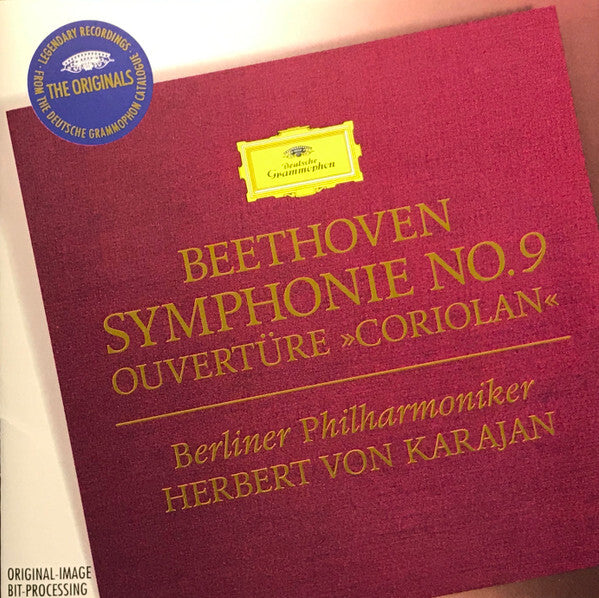 Beethoven*, Berliner Philharmoniker, Herbert von Karajan - Symphonie No.9 / Ouvertüre »Coriolan« - Beethoven, Herbert Von Karajan, Berliner Philharmoniker - CD