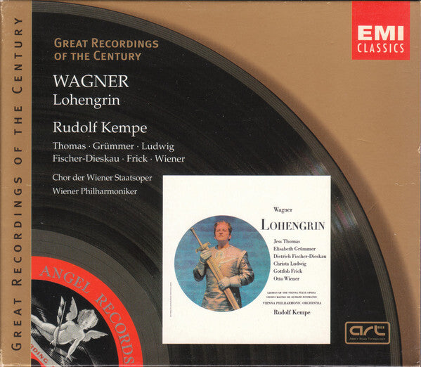 Wagner* - Wiener Philharmoniker, Chor Der Wiener Staatsoper*, Rudolf Kempe, Thomas*, Grümmer*, Ludwig*, Fischer-Dieskau*, Frick*, Wiener* - Lohengrin - Wagner - CD
