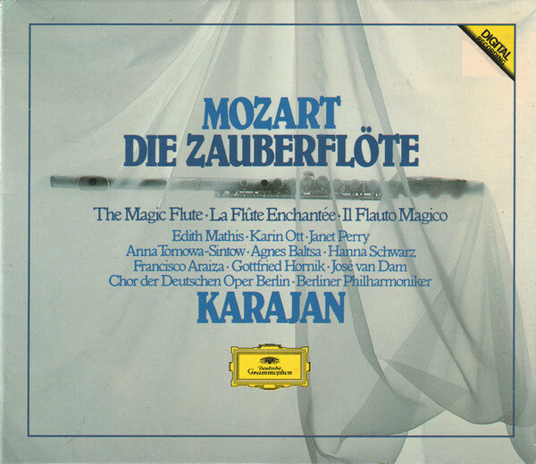 Mozart*, Karajan*, Edith Mathis, Karin Ott, Janet Perry, Anna Tomowa-Sintow, Agnes Baltsa, Hanna Schwarz, Francisco Araiza, Gottfried Hornik, José van Dam, Chor der Deutschen Oper Berlin, Berliner Phi - Mozart, Anna Tomowa-Sintow, Jose Van Dam, Berliner Philharmoniker, Francisco Araiza, Karajan, Janet Perry, Agnes Baltsa, Edith Mathis, Chor der Deutschen Oper Berlin, Karin Ott, Hanna Schwarz, Gottfried Hornik - CD
