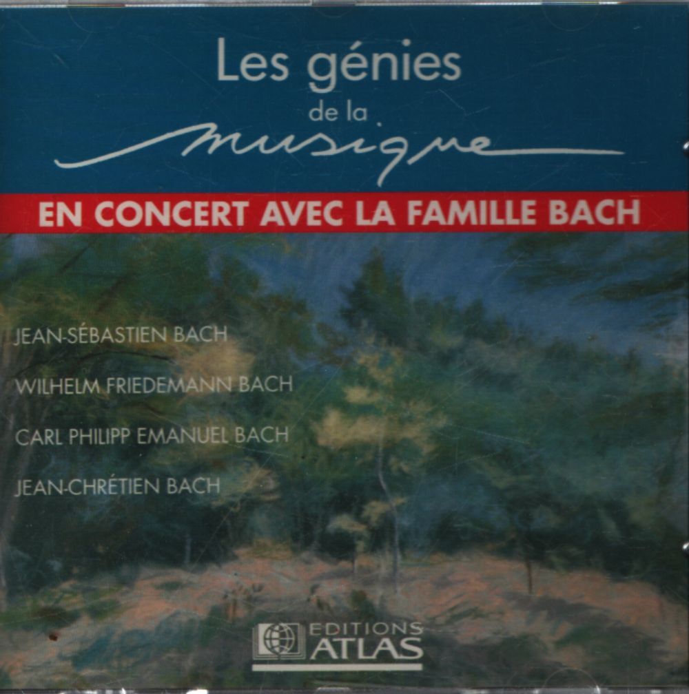 Les génies de la musique vol 14 : En concert avec la famille Bach - Bach - CD